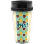 Pineapples and Coconuts Acrylic Travel Mug without Handle (Personalized)