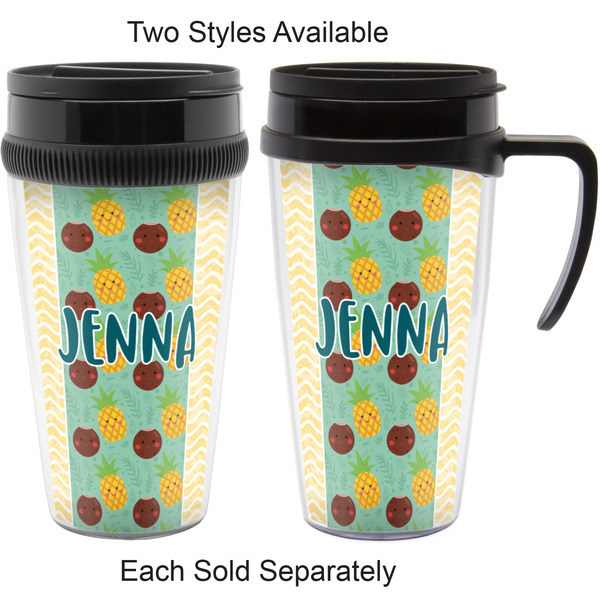 Pineapples and Coconuts Travel Mugs - with & without Handle