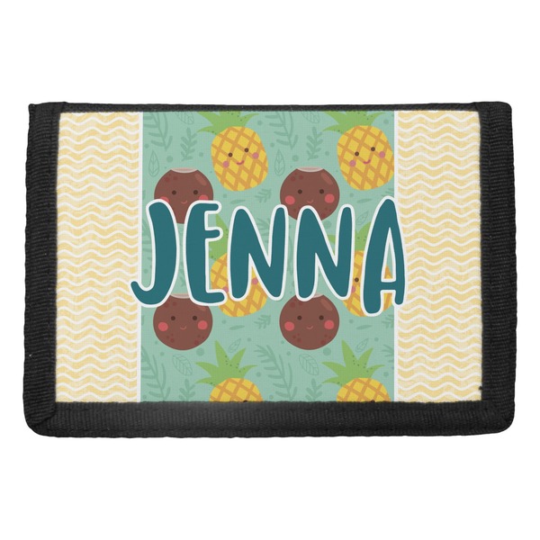 Custom Pineapples and Coconuts Trifold Wallet (Personalized)