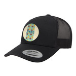Pineapples and Coconuts Trucker Hat - Black (Personalized)