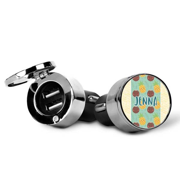 Pineapples and Coconuts USB Car Charger