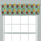 Pineapples and Coconuts Valance - Closeup on window