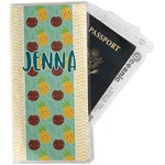 Pineapples and Coconuts Travel Document Holder