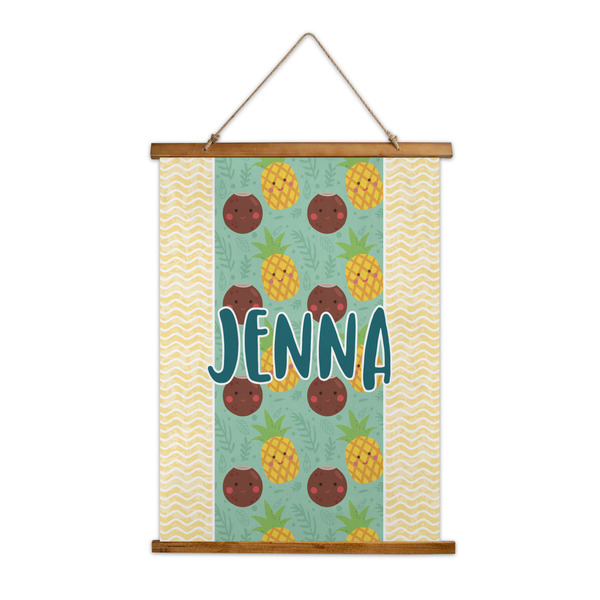 Custom Pineapples and Coconuts Wall Hanging Tapestry (Personalized)