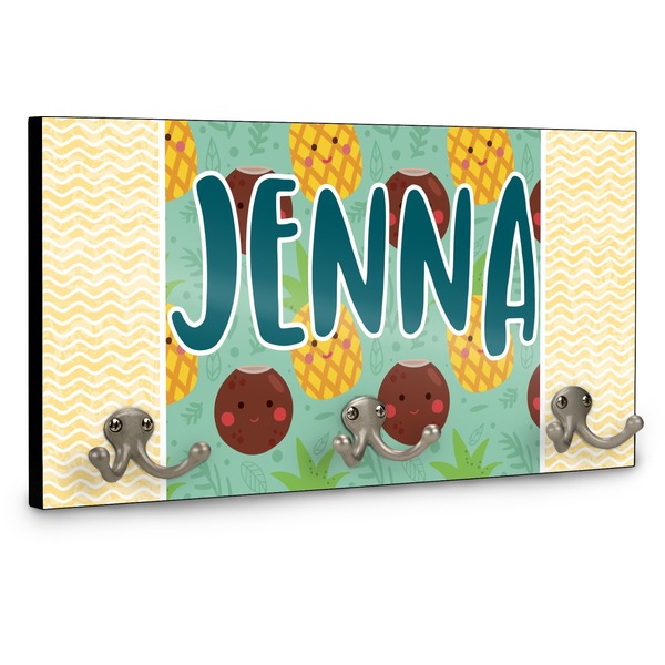 Pineapples and Coconuts Coat Hanger Main