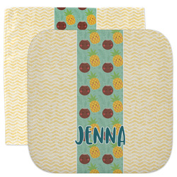Pineapples and Coconuts Facecloth / Wash Cloth (Personalized)