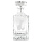 Pineapples and Coconuts Whiskey Decanter - 26oz Square - FRONT