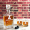 Pineapples and Coconuts Whiskey Decanters - 26oz Rect - LIFESTYLE