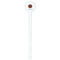 Pineapples and Coconuts White Plastic 7" Stir Stick - Round - Single Stick