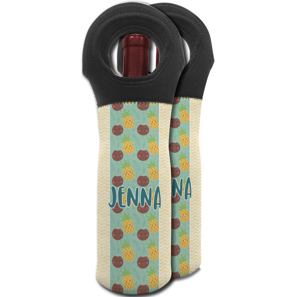 Pineapples and Coconuts Wine Tote Bag - MAIN