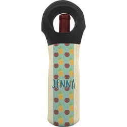 Pineapples and Coconuts Wine Tote Bag (Personalized)