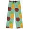 Pineapples and Coconuts Womens Pjs - Flat Front