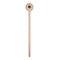 Pineapples and Coconuts Wooden 6" Stir Stick - Round - Single Stick