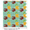 Pineapples and Coconuts Wrapping Paper Roll - Matte - Partial Roll