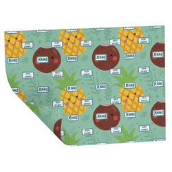 Pineapples and Coconuts Wrapping Paper Sheets - Double-Sided - 20" x 28" (Personalized)