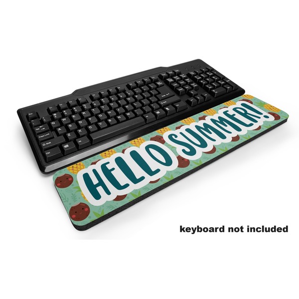 Custom Pineapples and Coconuts Keyboard Wrist Rest (Personalized)
