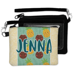 Pineapples and Coconuts Wristlet ID Case w/ Name or Text