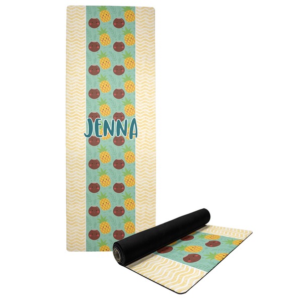 Custom Pineapples and Coconuts Yoga Mat (Personalized)