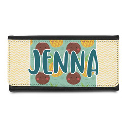 Pineapples and Coconuts Leatherette Ladies Wallet (Personalized)
