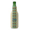 Pineapples and Coconuts Zipper Bottle Cooler - FRONT (bottle)