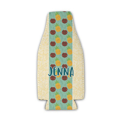 Pineapples and Coconuts Zipper Bottle Cooler (Personalized)