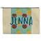 Pineapples and Coconuts Zipper Pouch Large (Front)