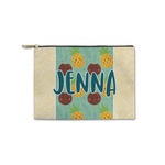 Pineapples and Coconuts Zipper Pouch - Small - 8.5"x6" (Personalized)