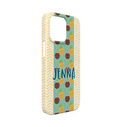 Pineapples and Coconuts iPhone Case - Plastic - iPhone 13 Mini (Personalized)