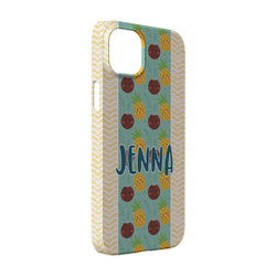 Pineapples and Coconuts iPhone Case - Plastic - iPhone 14 (Personalized)