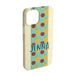 Pineapples and Coconuts iPhone Case - Plastic - iPhone 15 Pro (Personalized)