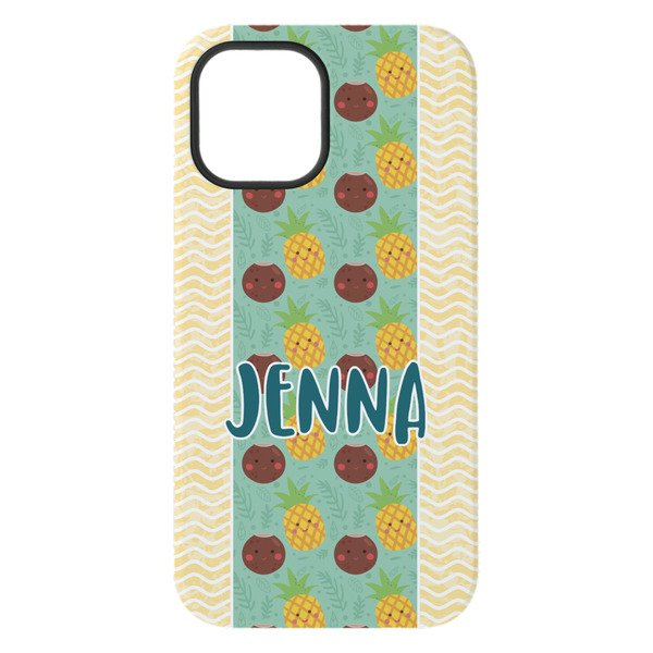 Pineapples and Coconuts iPhone 15 Pro Max Tough Case - Back