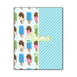 Popsicles and Polka Dots Wood Print - 11x14 (Personalized)