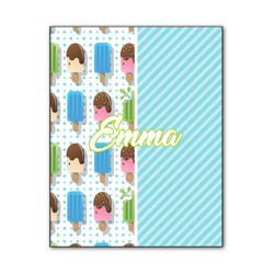 Popsicles and Polka Dots Wood Print - 11x14 (Personalized)