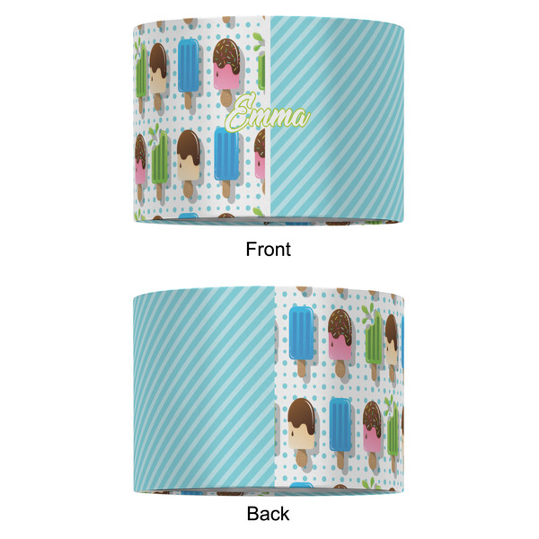 Popsicles and Polka Dots 12" Drum Lampshade - APPROVAL (Fabric)
