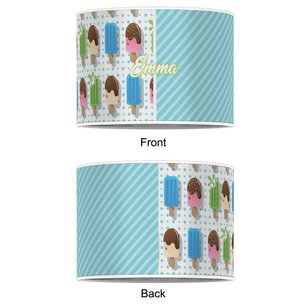 Popsicles and Polka Dots 12" Drum Lampshade - APPROVAL (Poly Film)