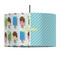 Popsicles and Polka Dots 12" Drum Lampshade - PENDANT (Fabric)