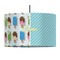 Popsicles and Polka Dots 12" Drum Pendant Lamp - Fabric (Personalized)
