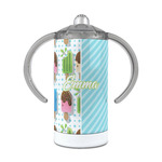 Popsicles and Polka Dots 12 oz Stainless Steel Sippy Cup (Personalized)