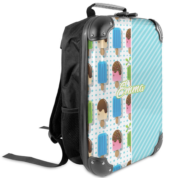 Custom Popsicles and Polka Dots Kids Hard Shell Backpack (Personalized)