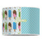 Popsicles and Polka Dots 16" Drum Lampshade - FRONT (Poly Film)