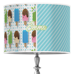 Popsicles and Polka Dots Drum Lamp Shade (Personalized)