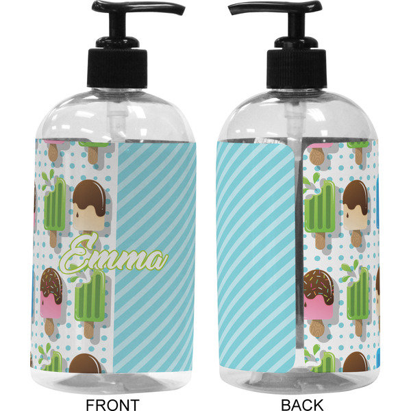 Popsicles and Polka Dots 16 oz Plastic Liquid Dispenser (Approval)