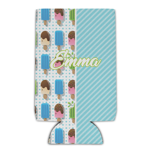 Custom Popsicles and Polka Dots Can Cooler (16 oz) (Personalized)