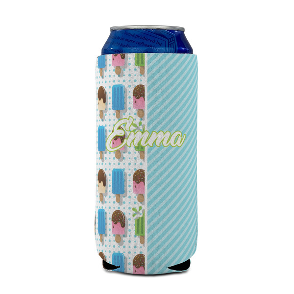 Popsicles and Polka Dots 16oz Can Sleeve - FRONT (on can)