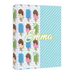 Popsicles and Polka Dots Canvas Print - 16x20 (Personalized)