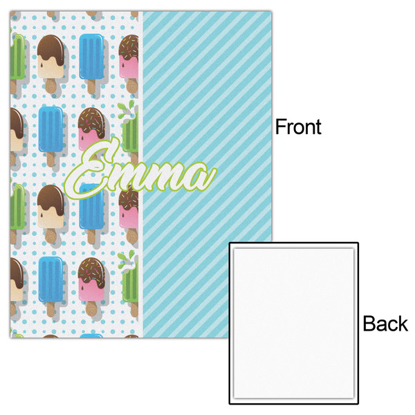 Popsicles and Polka Dots 16x20 - Matte Poster - Front & Back