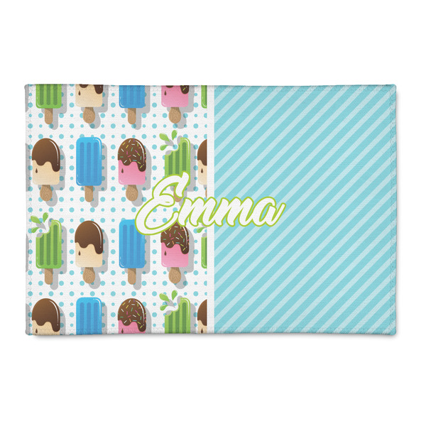 Custom Popsicles and Polka Dots 2' x 3' Indoor Area Rug (Personalized)