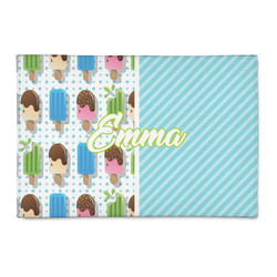 Popsicles and Polka Dots Patio Rug (Personalized)