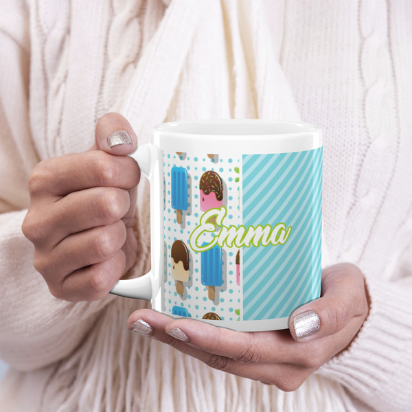 Popsicles and Polka Dots 20oz Coffee Mug - LIFESTYLE