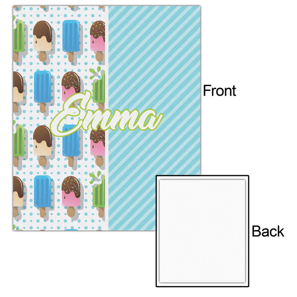 Popsicles and Polka Dots 20x24 - Matte Poster - Front & Back